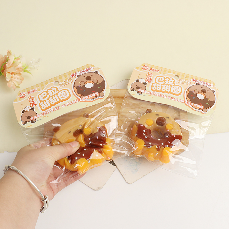 Cute Capybara Donut Squishy